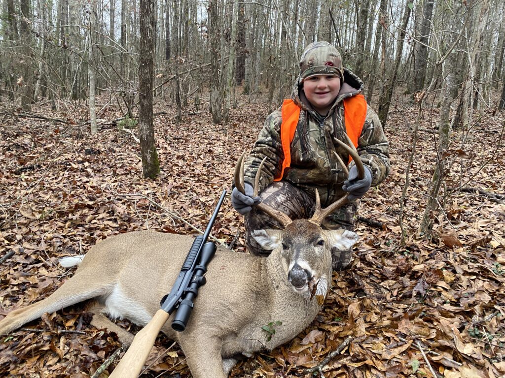 Micah & his 1st Buck